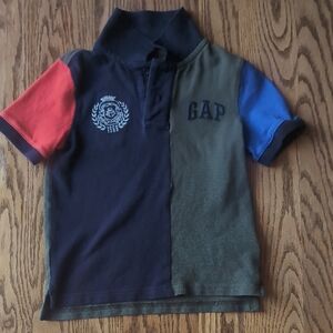 GAP Kids XS Multicolor Polo Shirt Excellent Condition